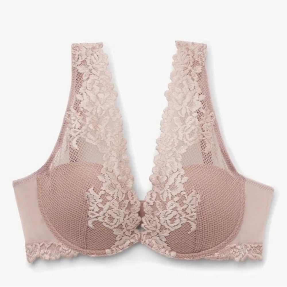 Intimissimi Elena Pretty Flowers Lace Bra in Soft Pink